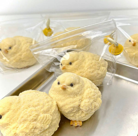 Squeeze and enjoy the cute chick