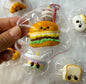 squishy burger stress relief gadget food-grade silicone