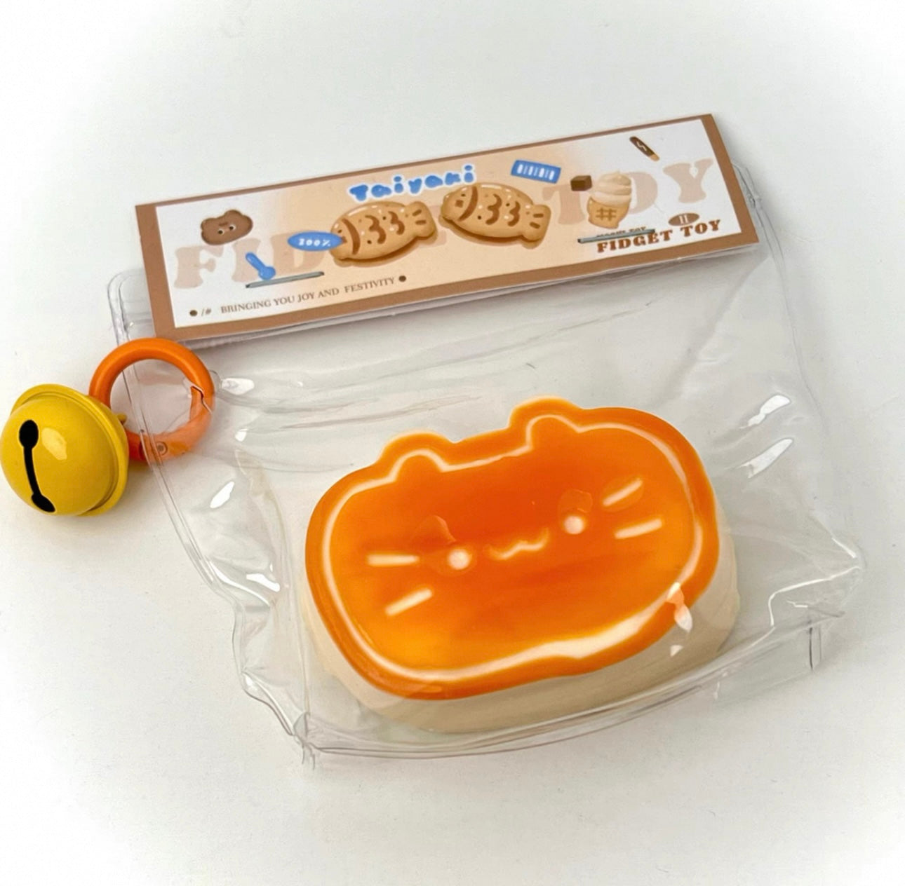 Slow-resilience, squeezable, fun little cat cheese