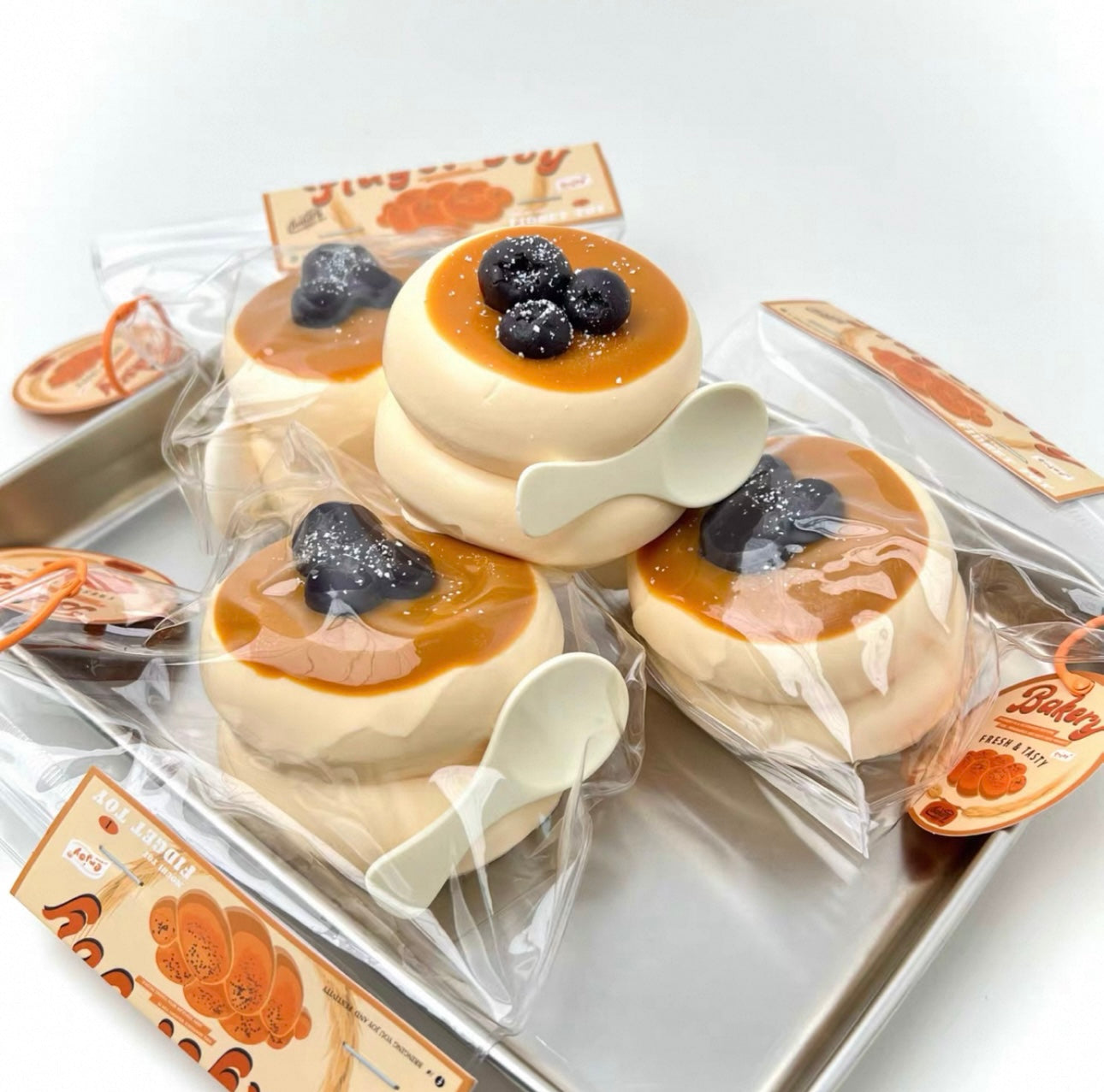 Squeeze and enjoy the stress-relieving blueberry soufflé